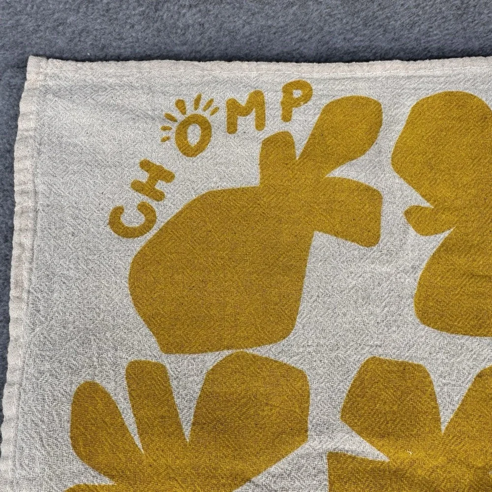 CHOMP Mid Century Modern Floral Kitchen Tea Towels‎ Set 2 Linen Cotton MCM